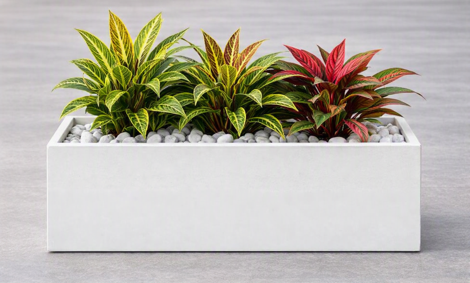 Rectangular FRP pot