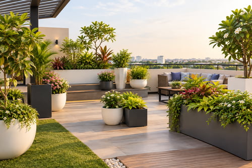Terrace Gardens FRP POTS Terrace Gardens FRP POTS
