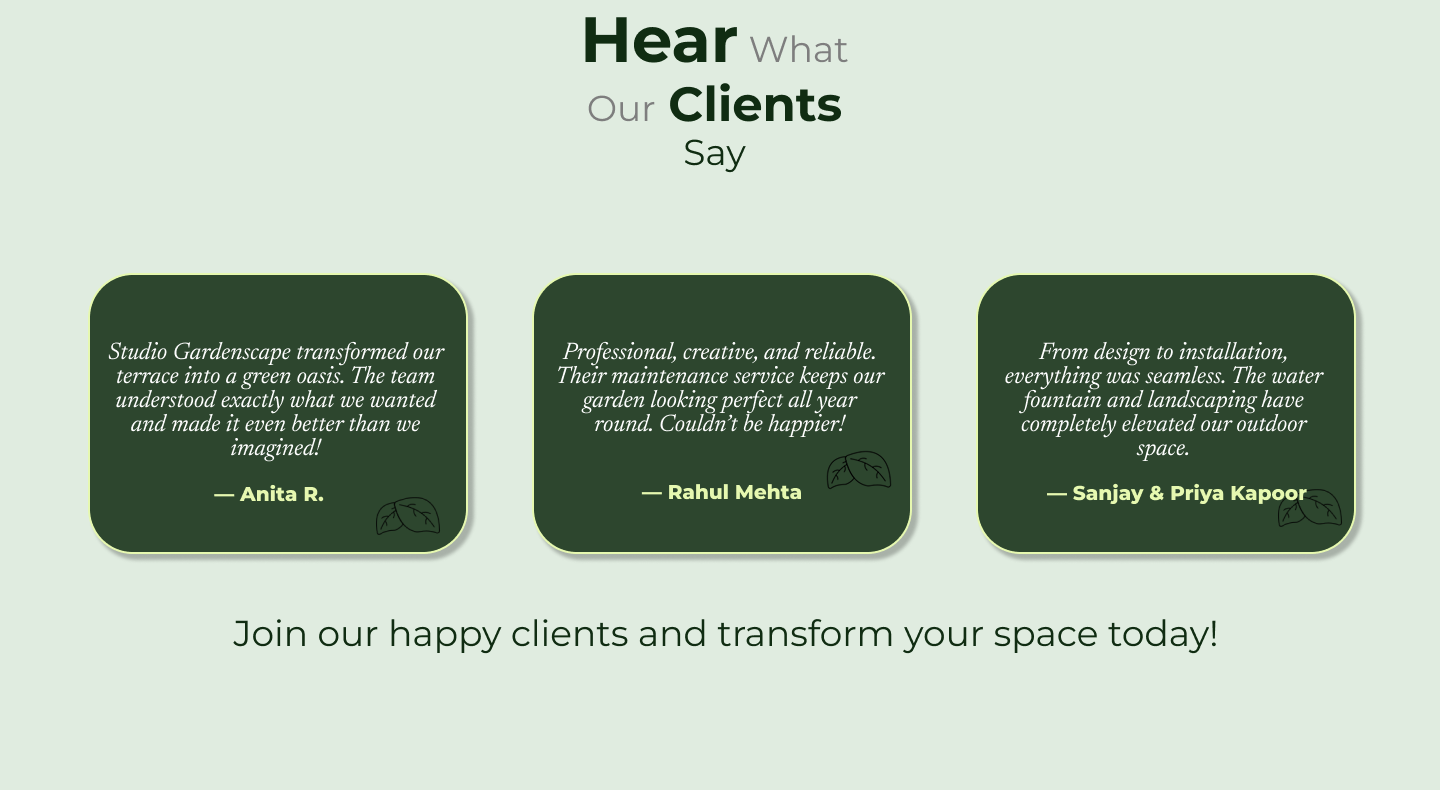 Testimonials